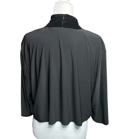 Elegant Black Women's Bolo Jacket - Picture 3 of 5